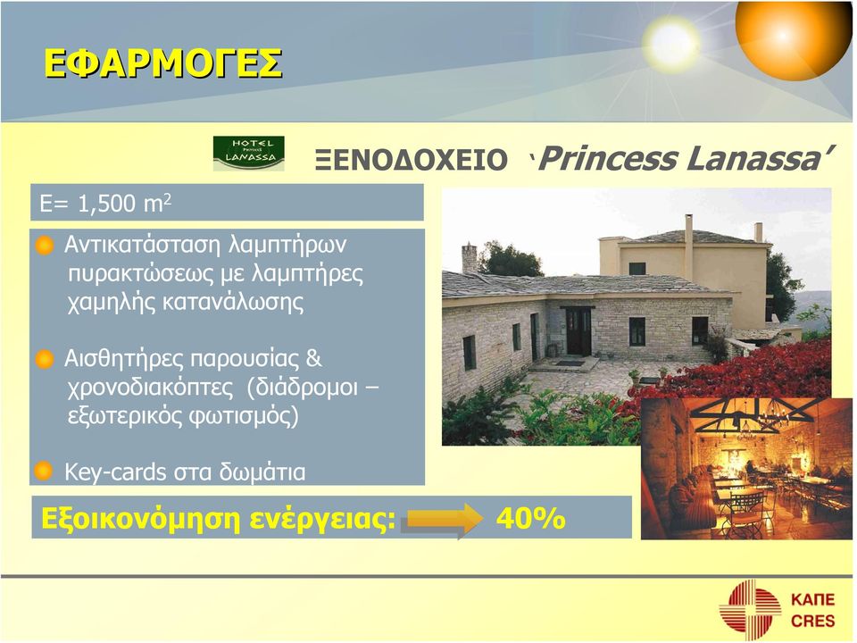 Lanassa Αισθητήρες παρουσίας & χρονοδιακόπτες (διάδρομοι