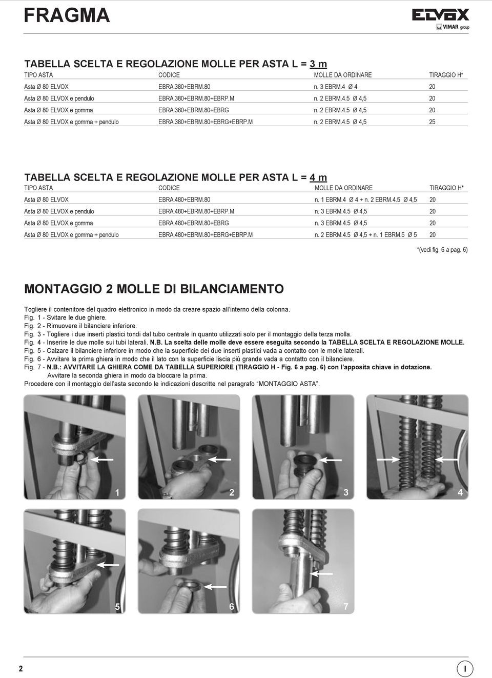 480EBRM.80 n. 1 EBRM.4 Ø 4 n. EBRM.4.5 Ø 4,5 0 Asta Ø 80 ELVOX e pendulo EBRA.480EBRM.80EBRP.M n. 3 EBRM.4.5 Ø 4,5 0 Asta Ø 80 ELVOX e gomma EBRA.480EBRM.80EBRG n. 3 EBRM.4.5 Ø 4,5 0 Asta Ø 80 ELVOX e gomma pendulo EBRA.