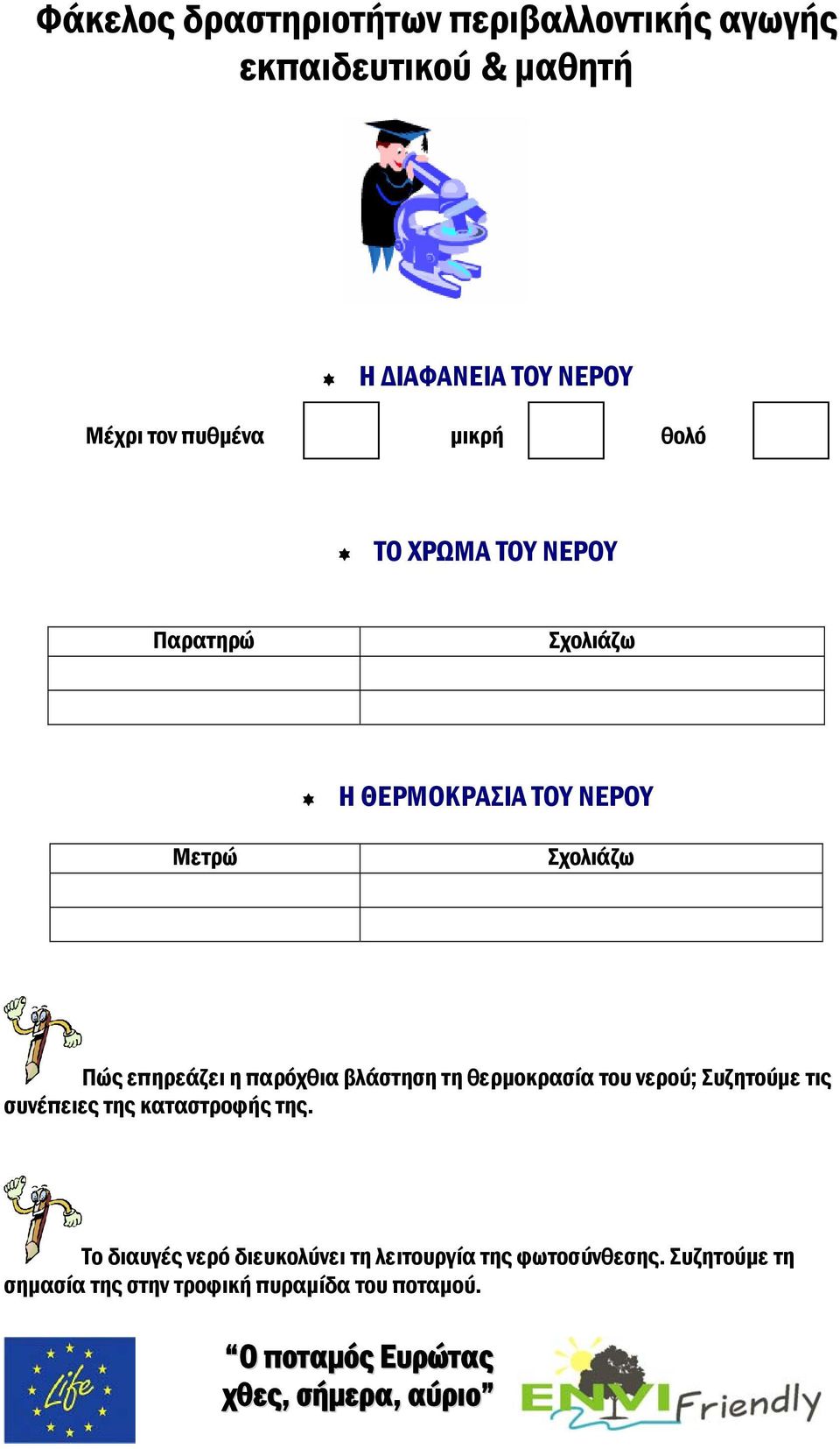 τη θερμοκρασία του νερού; Συζητούμε τις συνέπειες της καταστροφής της.