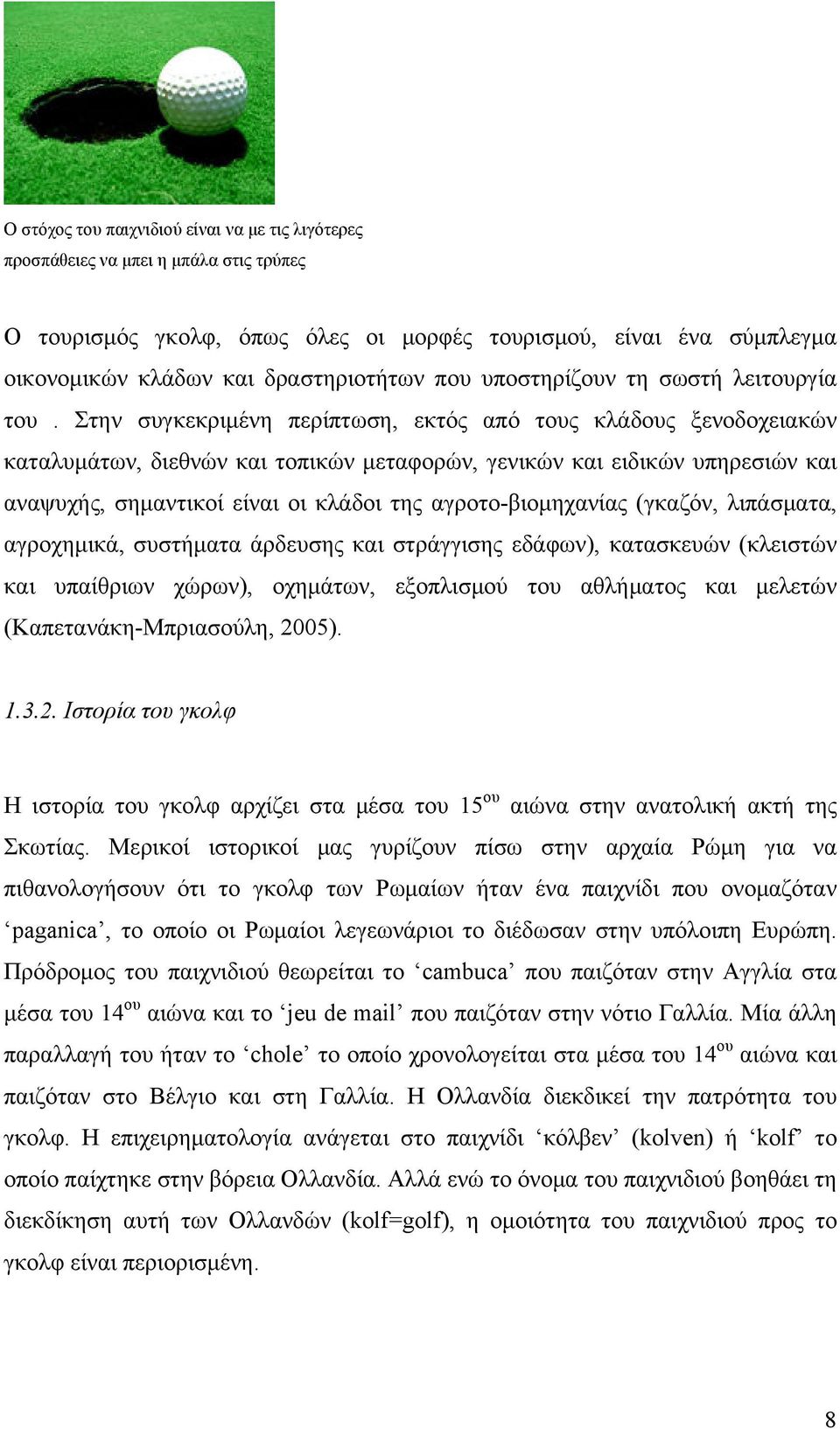 Στην συγκεκριμένη περίπτωση, εκτός από τους κλάδους ξενοδοχειακών καταλυμάτων, διεθνών και τοπικών μεταφορών, γενικών και ειδικών υπηρεσιών και αναψυχής, σημαντικοί είναι οι κλάδοι της