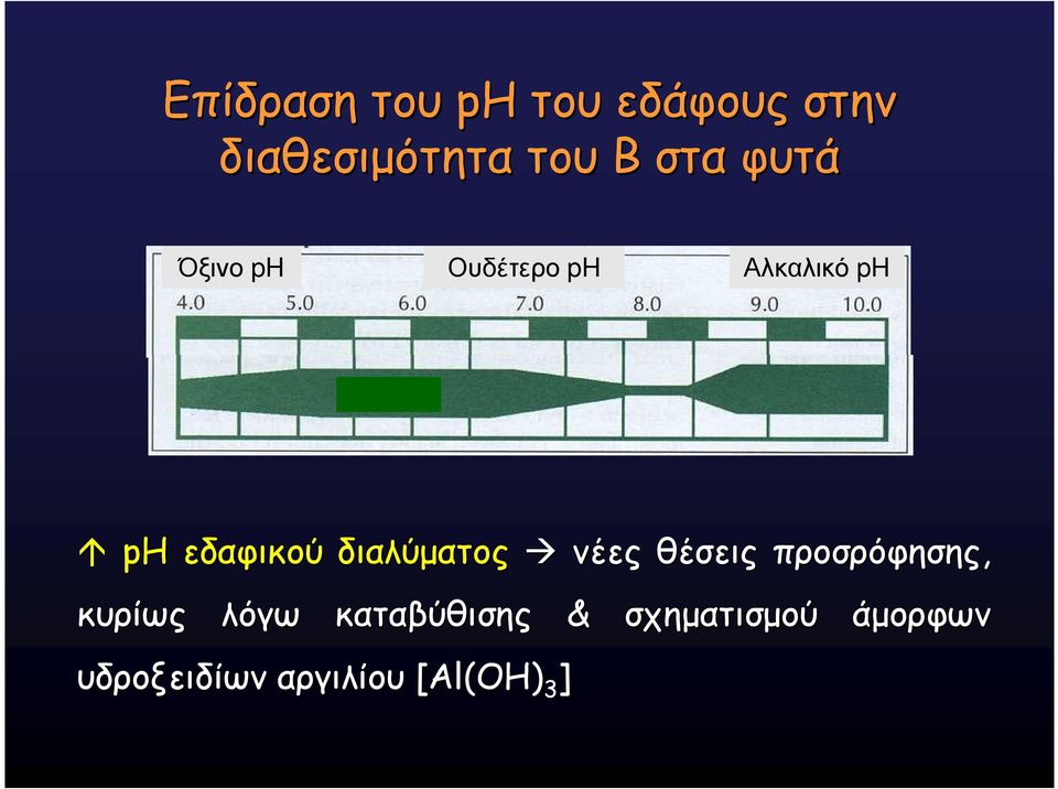 διαλύµατος νέες θέσεις προσρόφησης, κυρίως λόγω