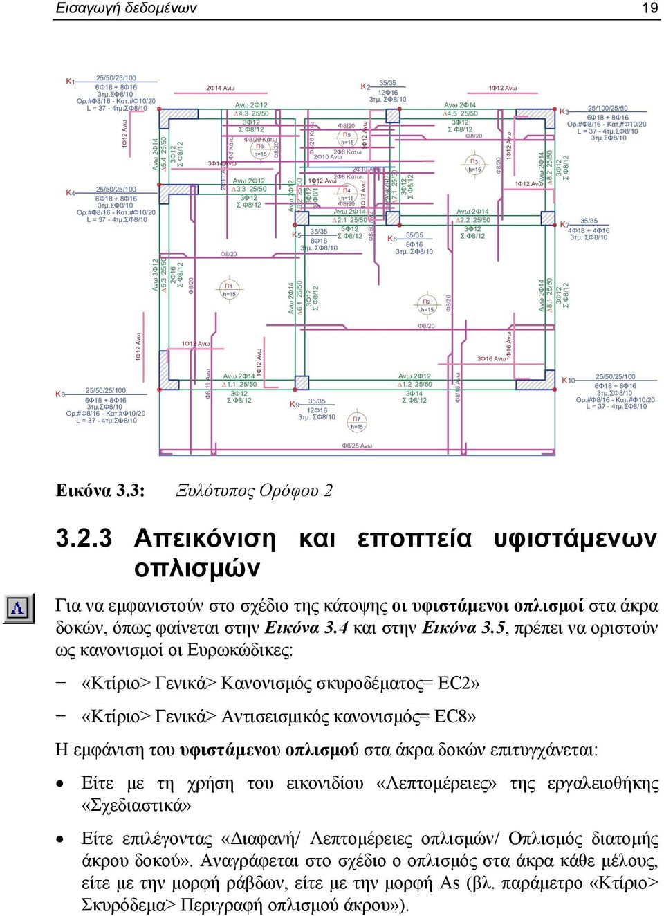 2 25/50 3Φ12 Σ Φ8/12 K5 Φ8/20 Κάτω 35/35 8Φ16 3τμ. ΣΦ8/10 Φ8/20 Π5 h=15 2Φ8 Κάτω 2Φ10 Ανω Π4 h=15 Φ8/20 Ανω 2Φ14 2.1 25/50 3Φ12 Σ Φ8/12 35/35 K2 12Φ16 3τμ.