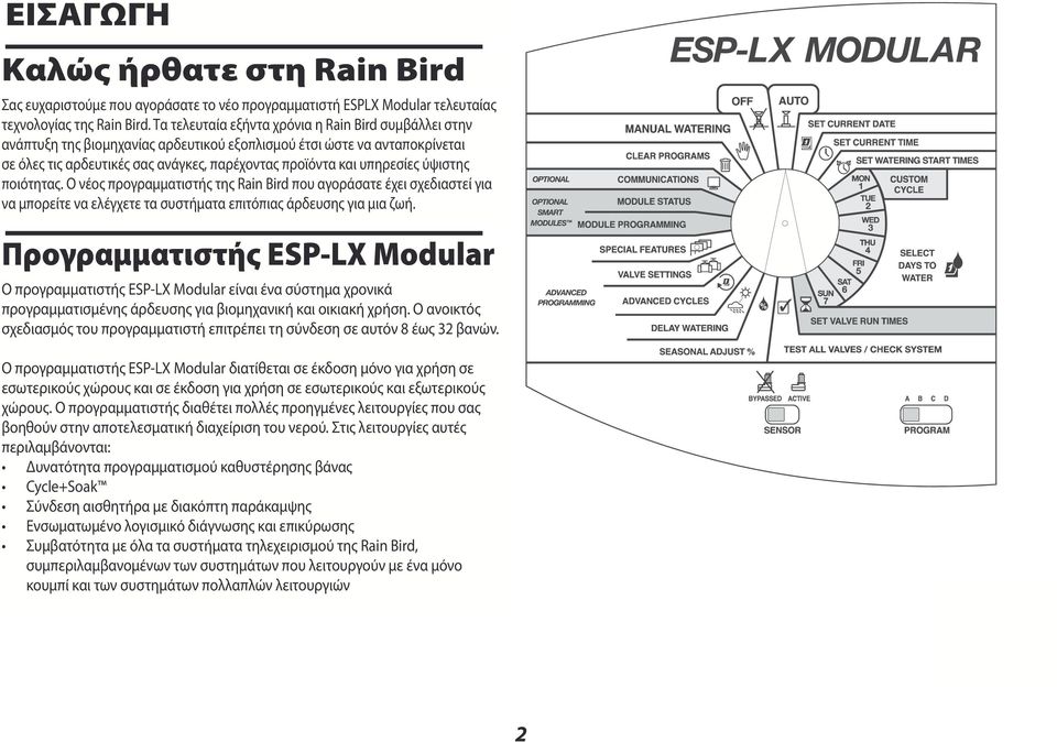 Τα τελευταία For more εξήντα than χρόνια six decades, η Rain Bird Rain συμβάλλει Bird has στην ανάπτυξη led the irrigation της βιομηχανίας industry αρδευτικού in meeting εξοπλισμού all of έτσι your