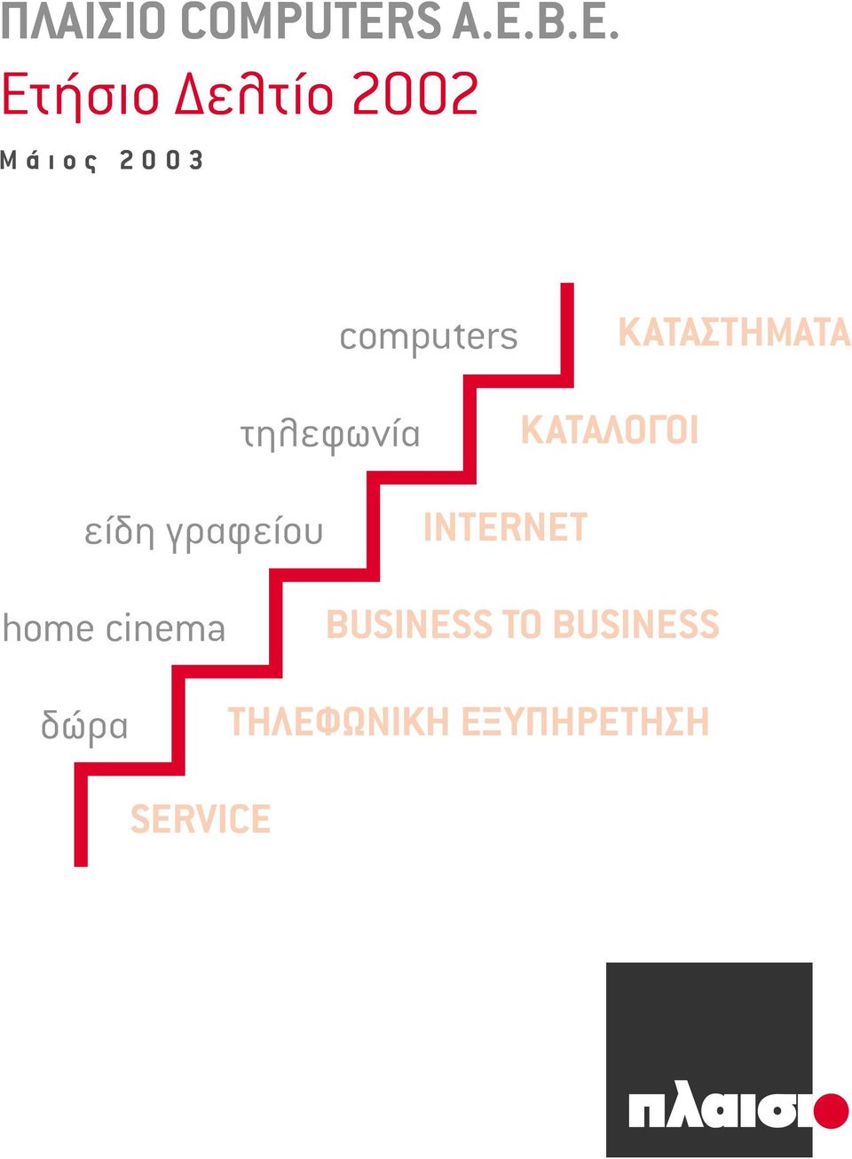 B.E. Ετήσιο ελτίο 2002 Μάιος 2003 τηλεφωνία