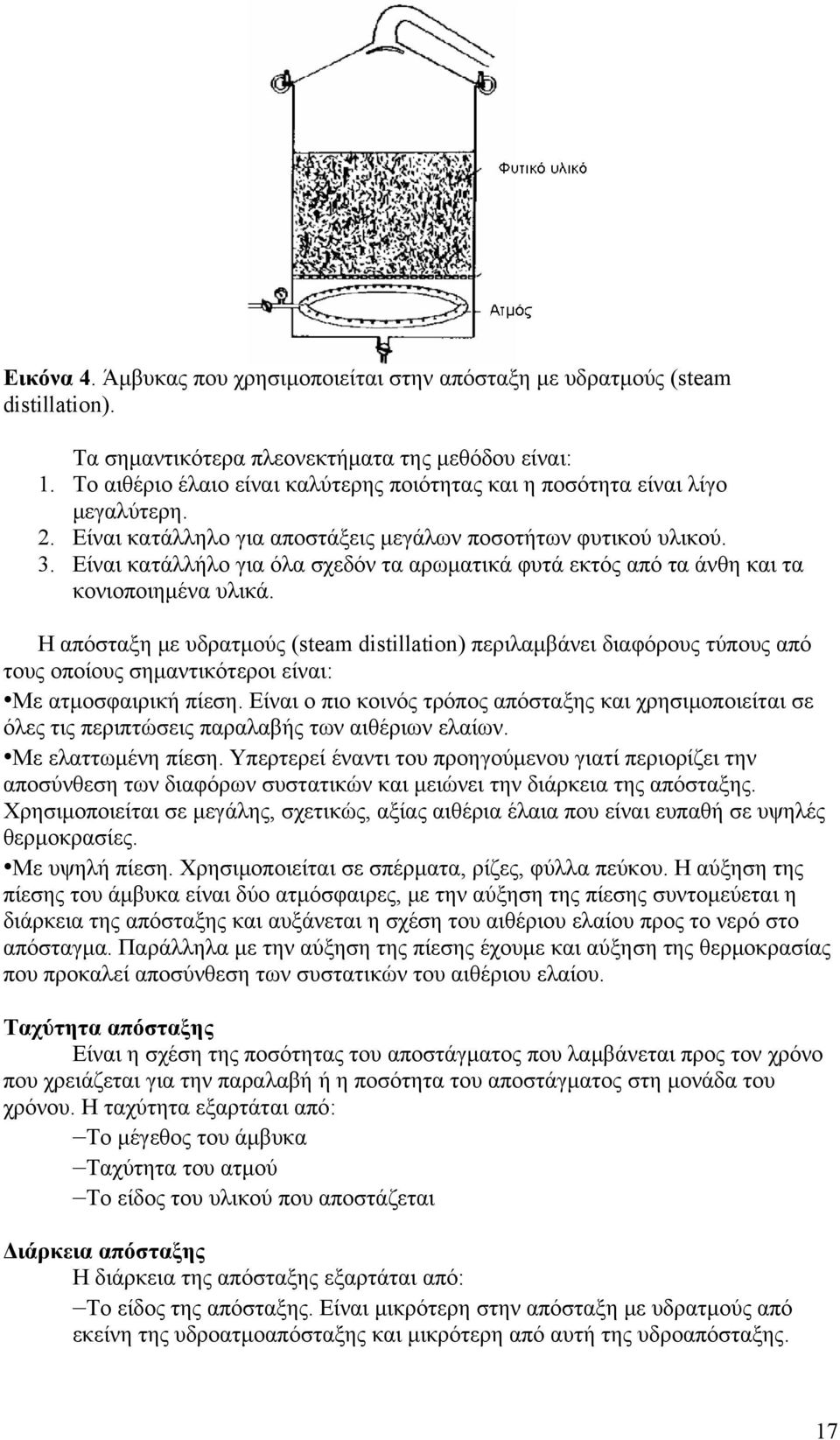 Είναι κατάλλήλο για όλα σχεδόν τα αρωματικά φυτά εκτός από τα άνθη και τα κονιοποιημένα υλικά.