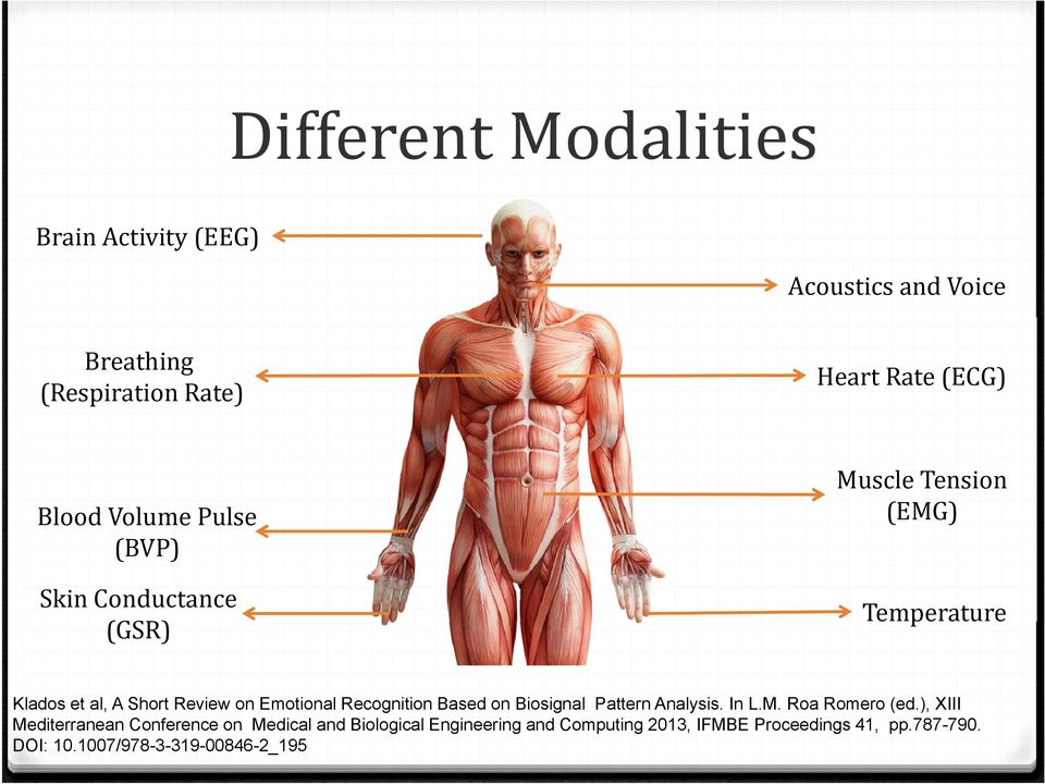 Review on Emotional Recognition Based on Biosignal Pattern Analysis. In L.M. Roa Romero (ed.