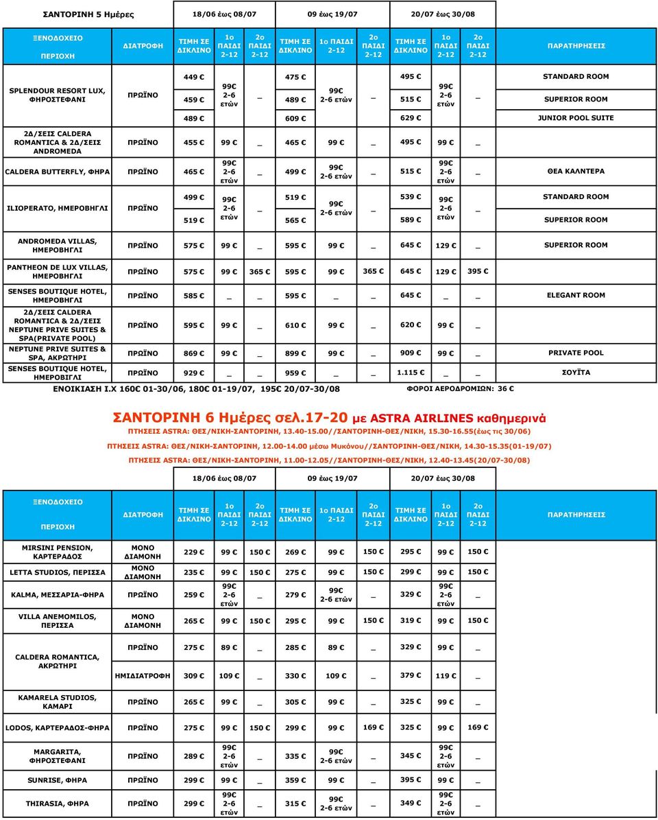 BOUTIQUE HOTEL, 2Δ/ΣΕΙΣ CALDERA ROMANTICA & 2Δ/ΣΕΙΣ NEPTUNE PRIVE SUITES & SPA(PRIVATE POOL) NEPTUNE PRIVE SUITES & SPA, ΑΚΡΩΤΗΡΙ SENSES BOUTIQUE HOTEL, ΗΜΕΡΟΒΙΓΛΙ 585 595 645 595 99 610 99 620 99