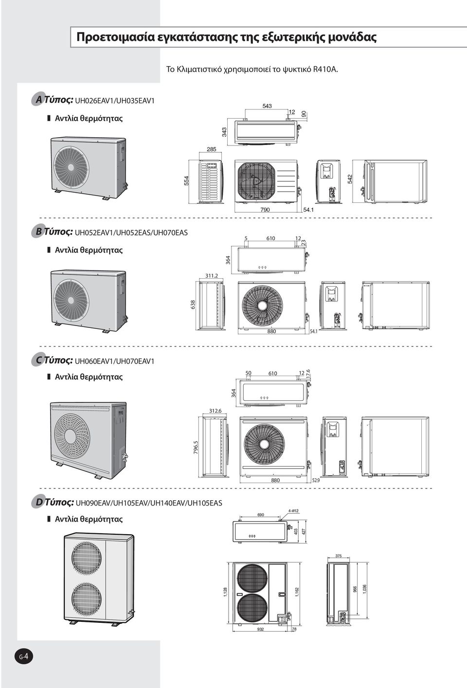 UH052EAV1/UH052EAS/UH070EAS 54.