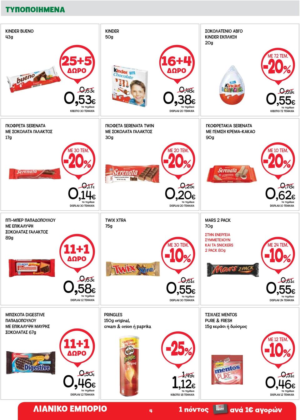ME ΓΕΜΙΣΗ ΚΡΕΜΑ-ΚΑΚΑΟ 90g ΜΕ 30 ΤΕΜ. ΜΕ 20 ΤΕΜ. ΜΕ 10 ΤΕΜ.