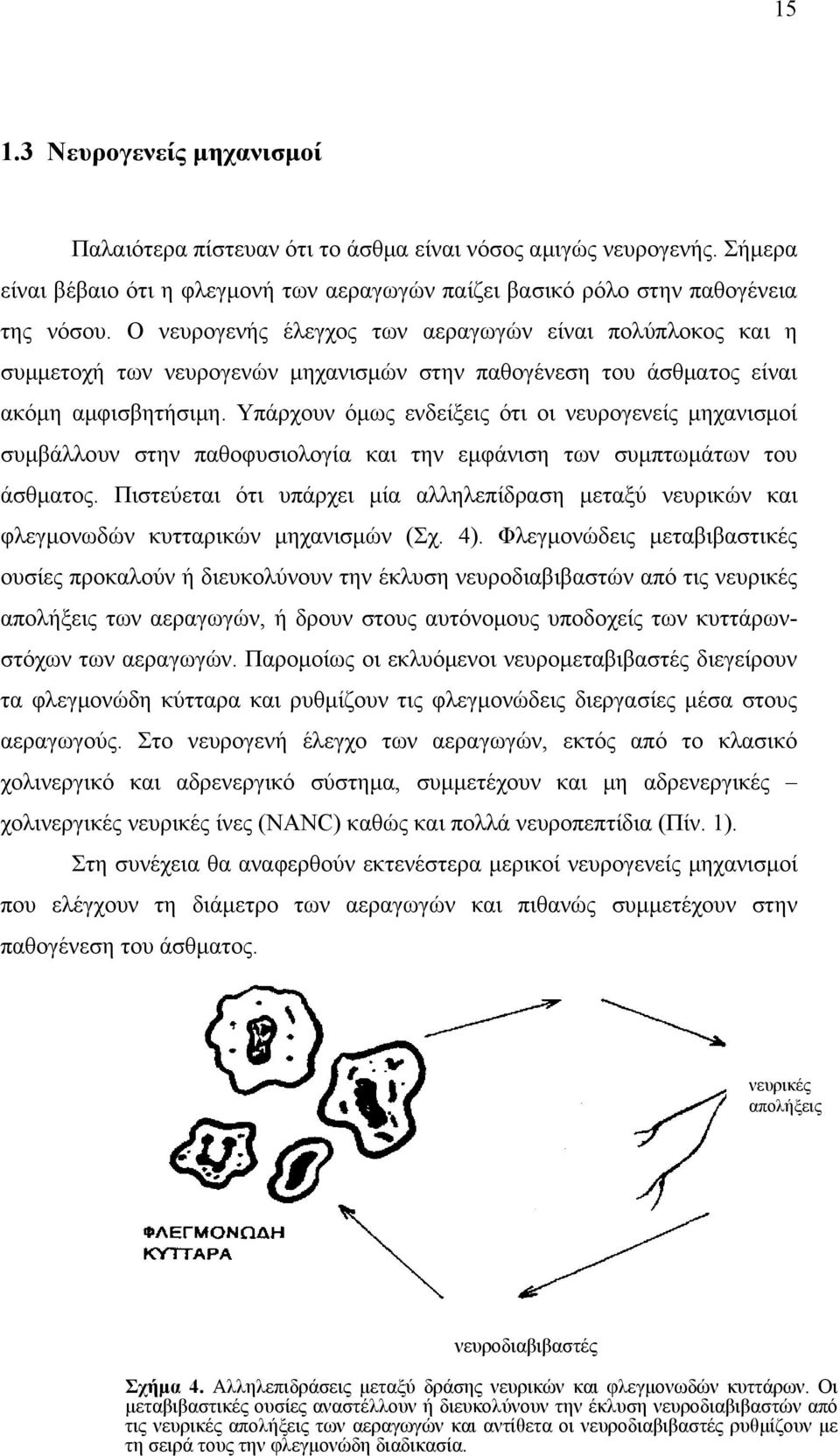 Υπάρχουν όμως ενδείξεις ότι οι νευρογενείς μηχανισμοί συμβάλλουν στην παθοφυσιολογία και την εμφάνιση των συμπτωμάτων του άσθματος.