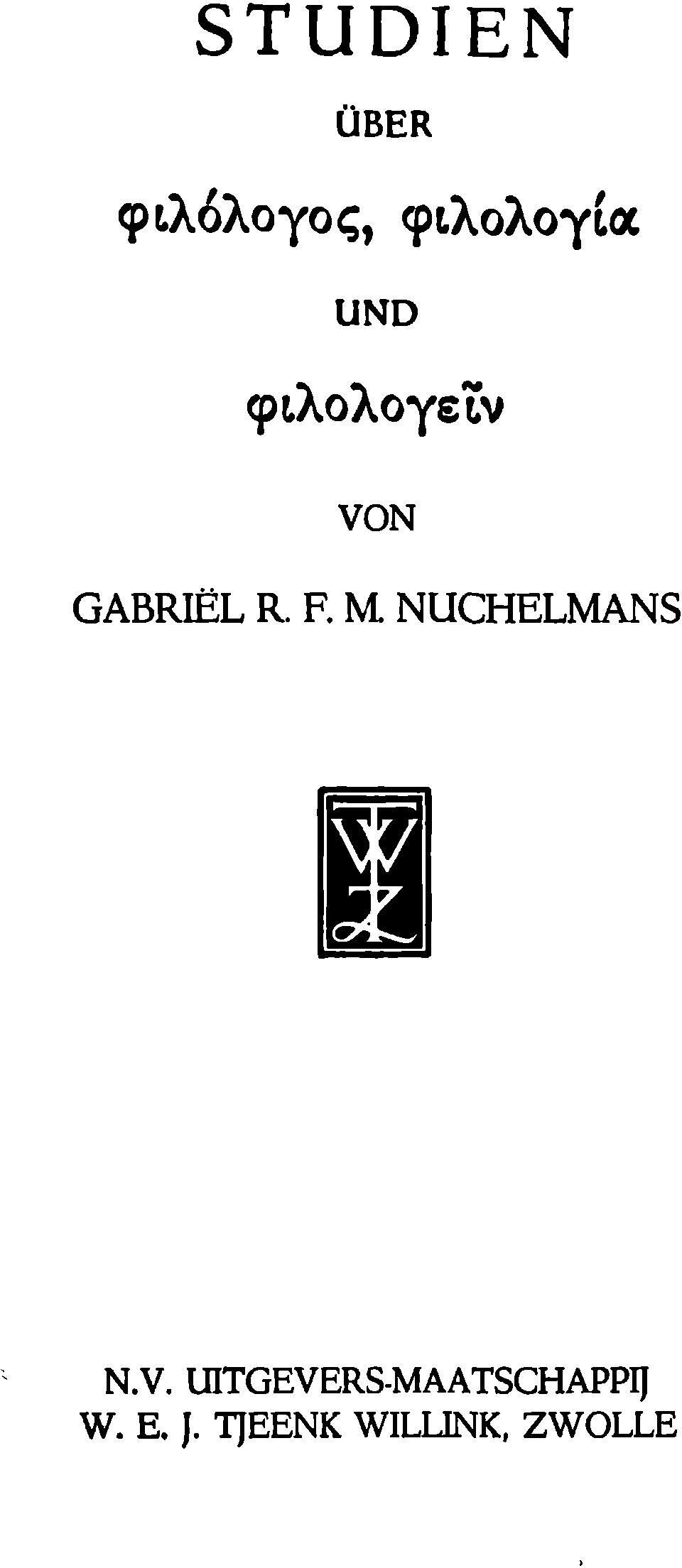 M NUCHELMANS 1 N.V.