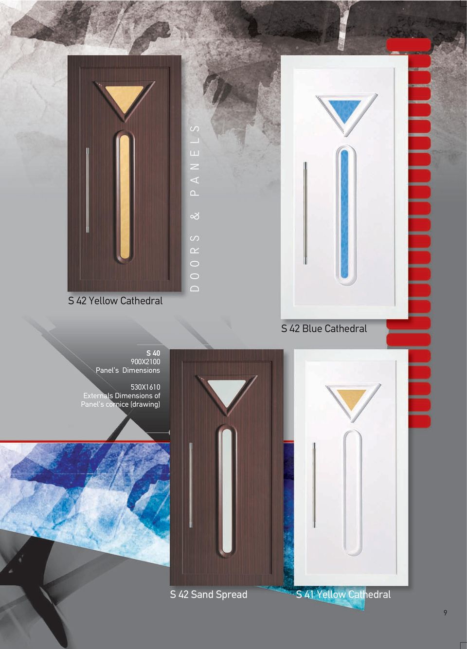 Dimensions of Panel s cornice