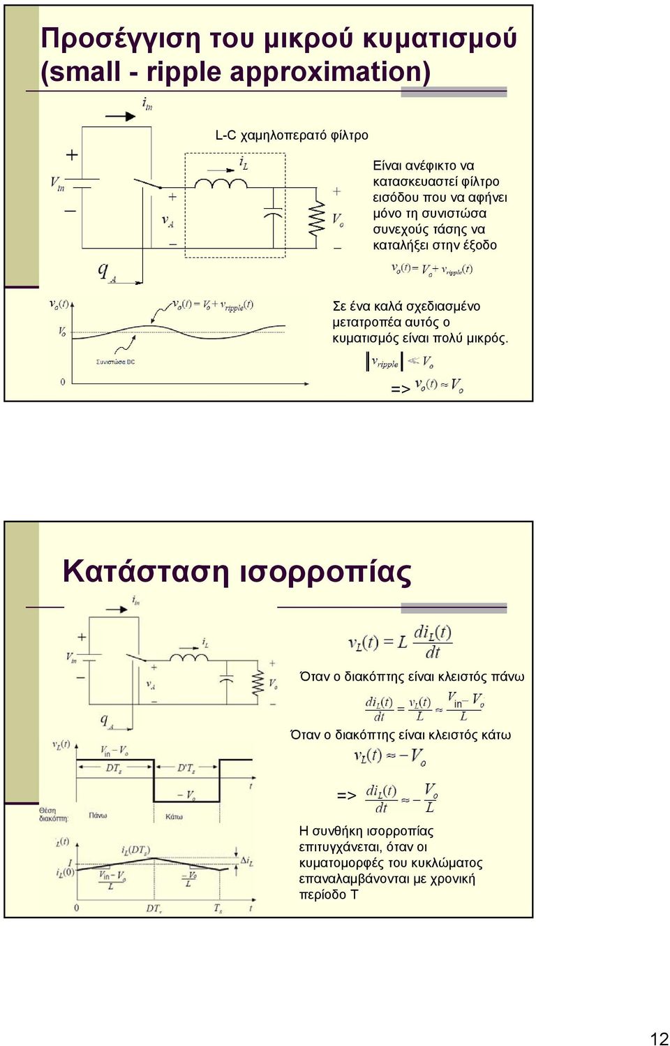 αυτός ο κυματισμός είναι πολύ μικρός.
