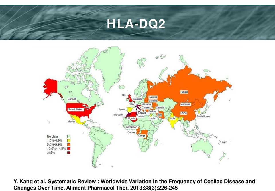 in the Frequency of Coeliac Disease and