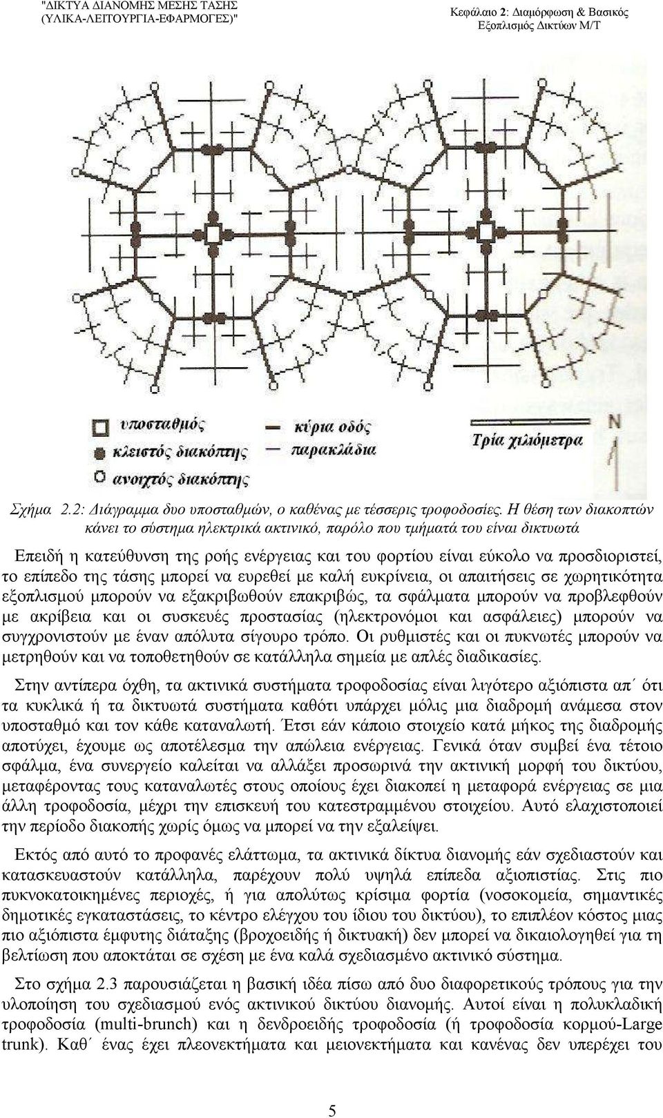 τάσης µπορεί να ευρεθεί µε καλή ευκρίνεια, οι απαιτήσεις σε χωρητικότητα εξοπλισµού µπορούν να εξακριβωθούν επακριβώς, τα σφάλµατα µπορούν να προβλεφθούν µε ακρίβεια και οι συσκευές προστασίας