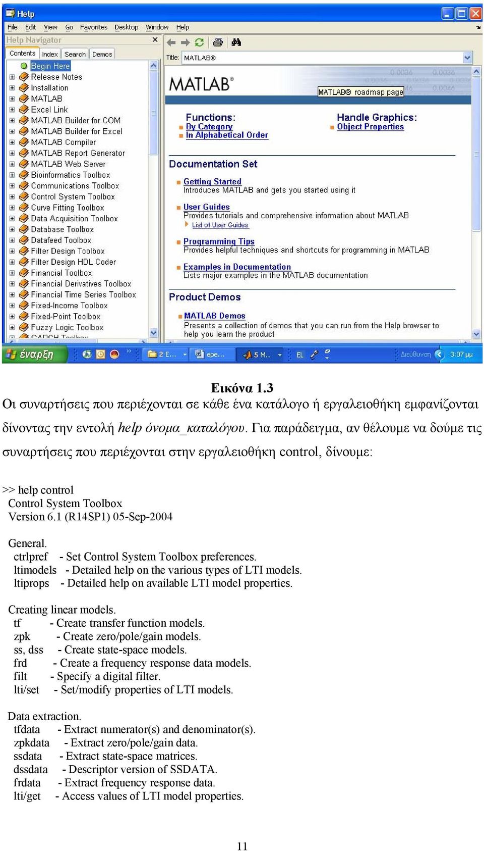 ctrlpref - Set Control System Toolbox preferences. ltimodels - Detailed help on the various types of LTI models. ltiprops - Detailed help on available LTI model properties. Creating linear models.