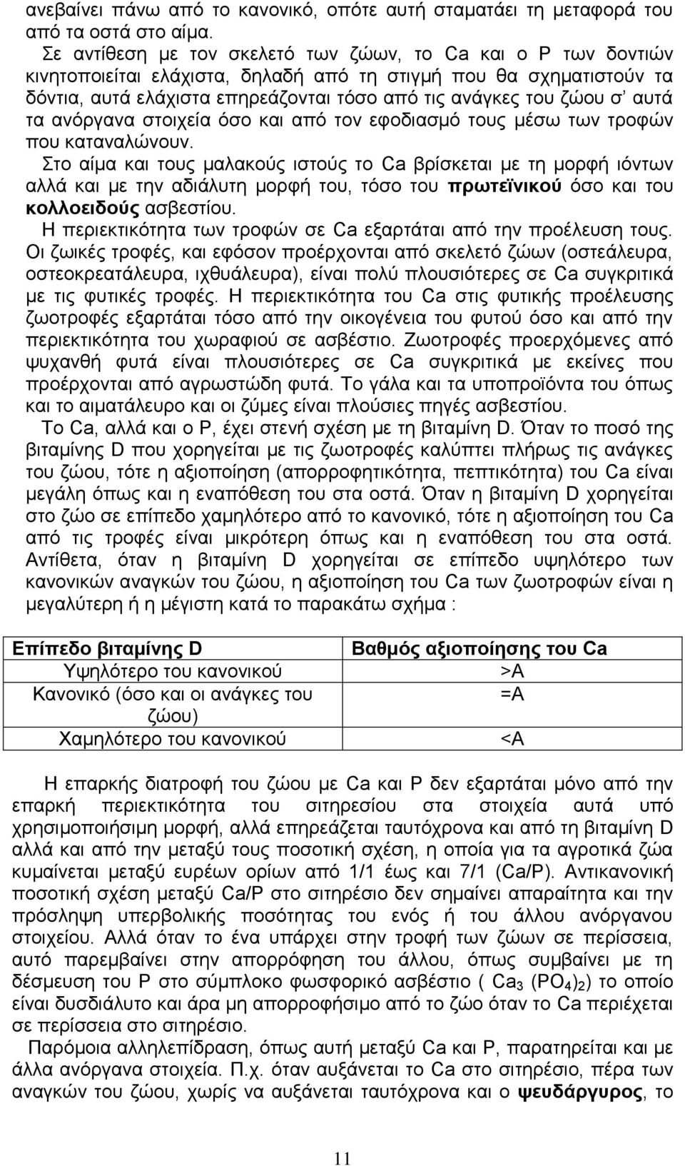 αυτά τα ανόργανα στοιχεία όσο και από τον εφοδιασμό τους μέσω των τροφών που καταναλώνουν.