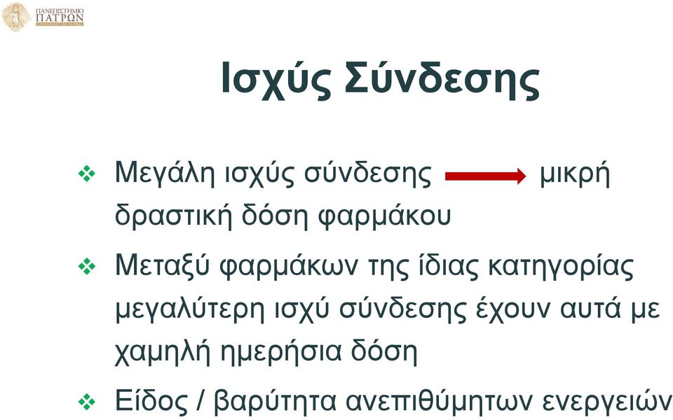 κατηγορίας μεγαλύτερη ισχύ σύνδεσης έχουν αυτά με