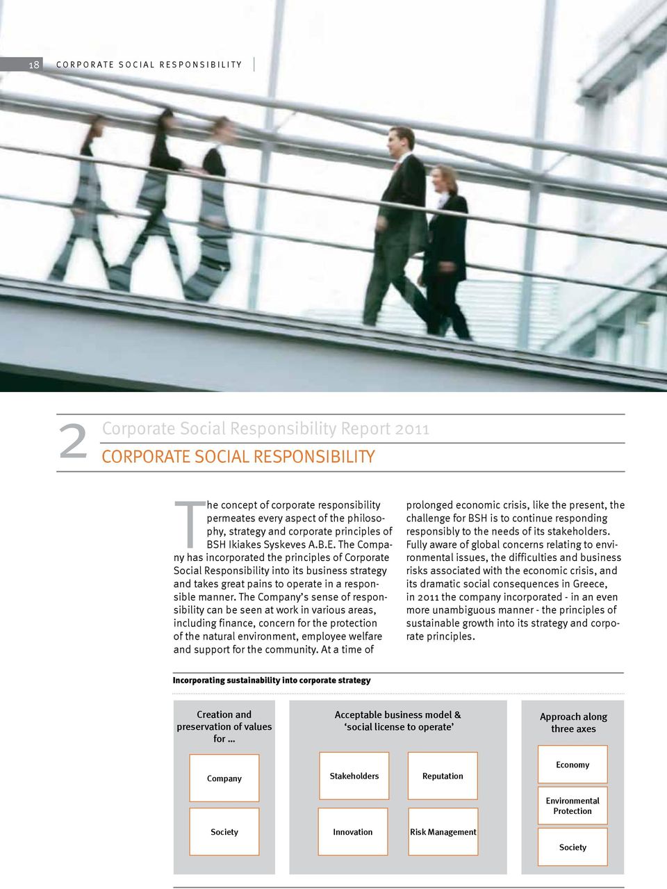 The Company has incorporated the principles of Corporate Social Responsibility into its business strategy and takes great pains to operate in a responsible manner.