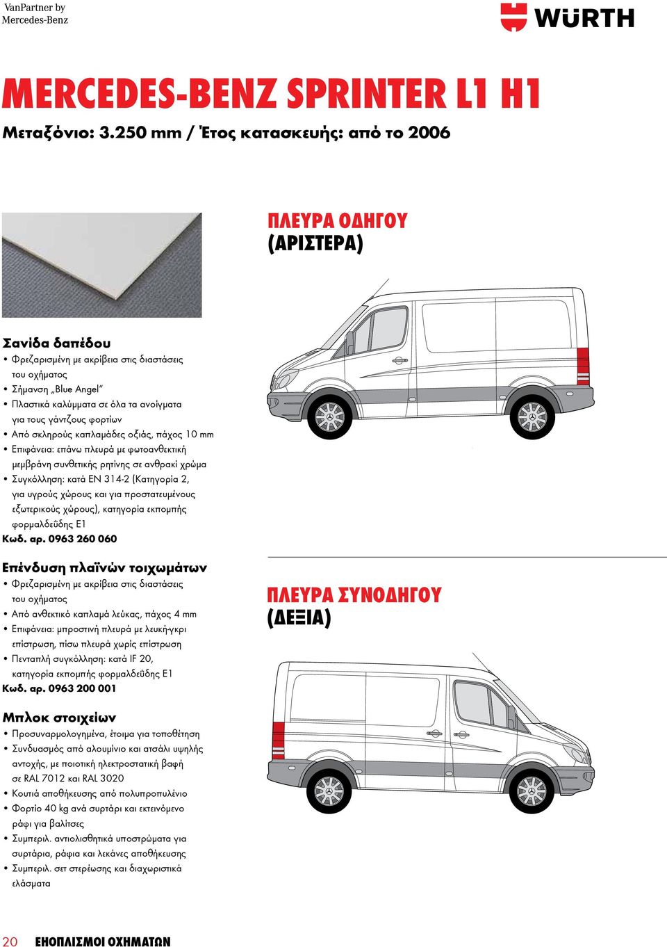 de Mercedes Sprinter, Kasten, kompakt (2006) 1:30 L: 5.245 B: 1.993 H: 2.435 R: 3.