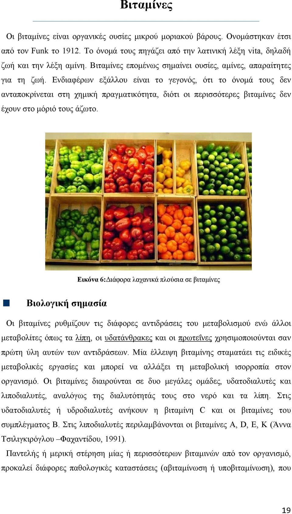 Ενδιαφέρων εξάλλου είναι το γεγονός, ότι το όνομά τους δεν ανταποκρίνεται στη χημική πραγματικότητα, διότι οι περισσότερες βιταμίνες δεν έχουν στο μόριό τους άζωτο.