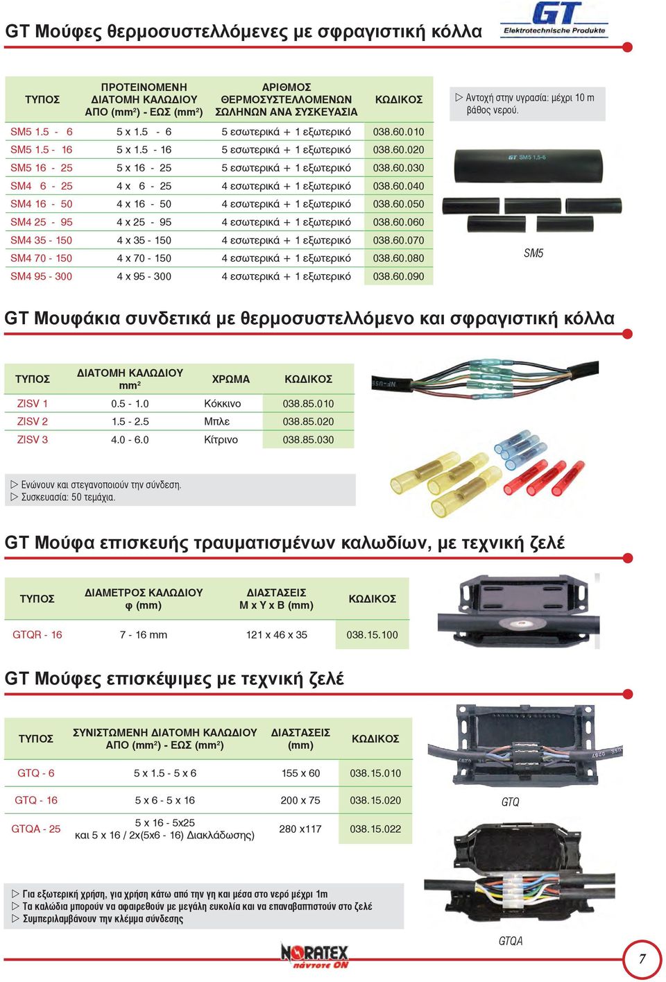 60.040 SM4 16-50 4 x 16-50 4 εσωτερικά + 1 εξωτερικό 038.60.050 SM4 25-95 4 x 25-95 4 εσωτερικά + 1 εξωτερικό 038.60.060 SM4 35-150 4 x 35-150 4 εσωτερικά + 1 εξωτερικό 038.60.070 SM4 70-150 4 x 70-150 4 εσωτερικά + 1 εξωτερικό 038.