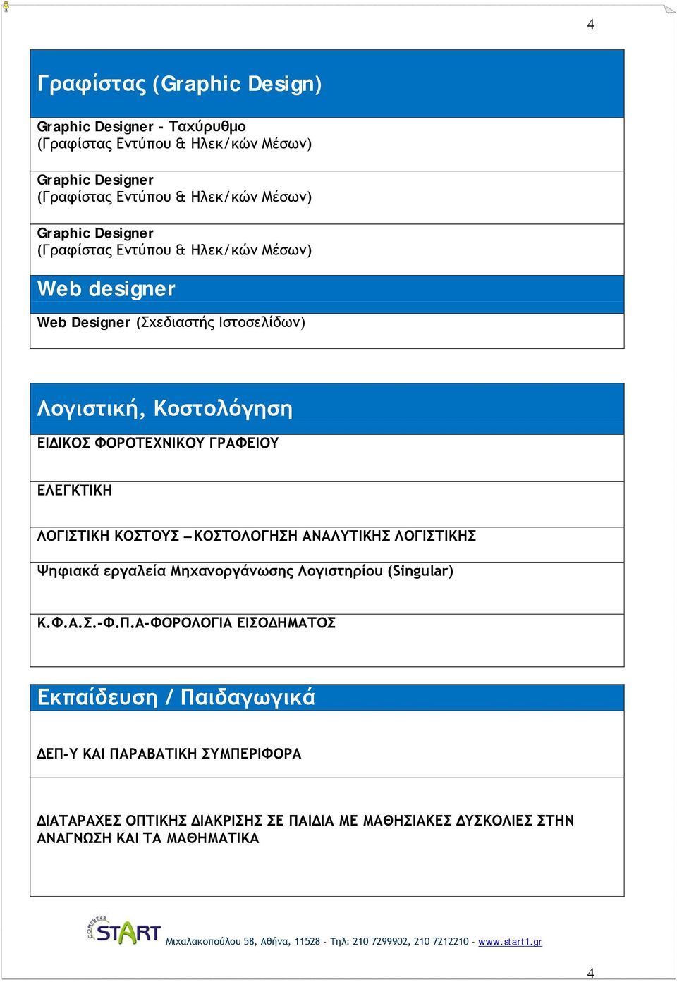 ΓΡΑΦΕΙΟΥ ΕΛΕΓΚΤΙΚΗ ΛΟΓΙΣΤΙΚΗ ΚΟΣΤΟΥΣ ΚΟΣΤΟΛΟΓΗΣΗ ΑΝΑΛΥΤΙΚΗΣ ΛΟΓΙΣΤΙΚΗΣ Ψηφιακά εργαλεία Μηχανοργάνωσης Λογιστηρίου (Singular) Κ.Φ.Α.Σ.-Φ.Π.