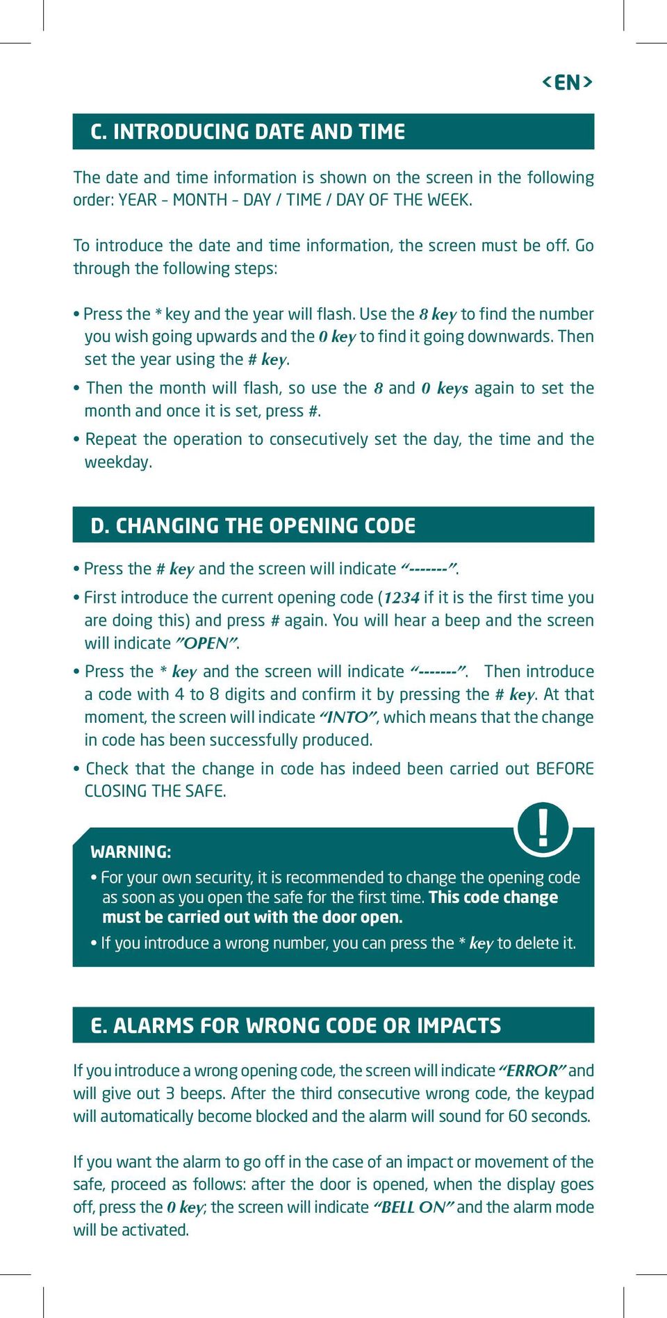 Use the 8 key to find the number you wish going upwards and the 0 key to find it going downwards. Then set the year using the # key.