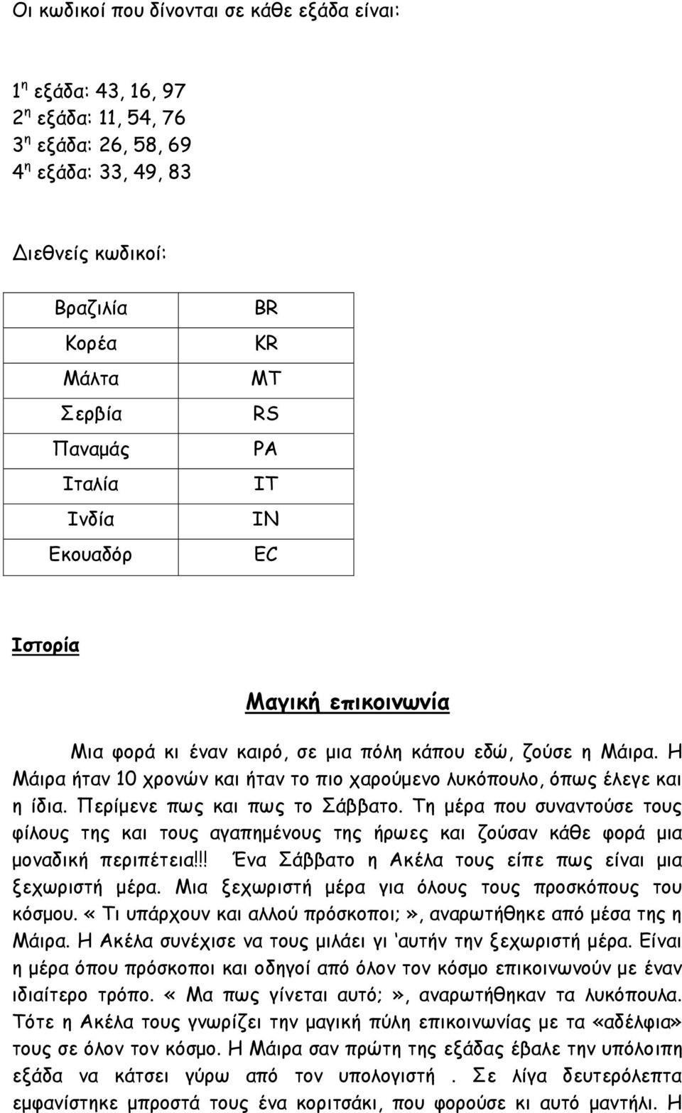 Η Μάιρα ήταν 10 χρονών και ήταν το πιο χαρούμενο λυκόπουλο, όπως έλεγε και η ίδια. Περίμενε πως και πως το Σάββατο.