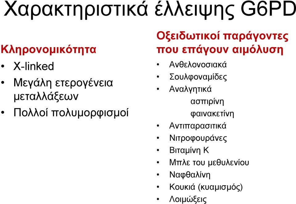 Ανθελονοσιακά Σουλφοναμίδες Αναλγητικά ασπιρίνη φαινακετίνη Αντιπαρασιτικά