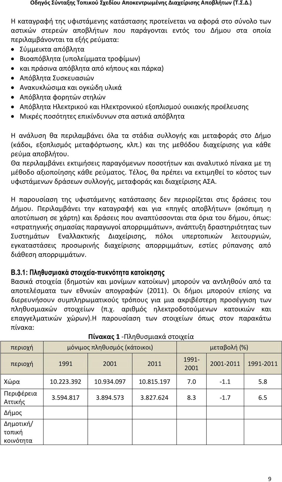 εξοπλιςμοφ οικιακισ προζλευςθσ Ξικρζσ ποςότθτεσ επικίνδυνων ςτα αςτικά απόβλθτα Θ ανάλυςθ κα περιλαμβάνει όλα τα ςτάδια ςυλλογισ και μεταφοράσ ςτο Διμο (κάδοι, εξοπλιςμόσ μεταφόρτωςθσ, κλπ.