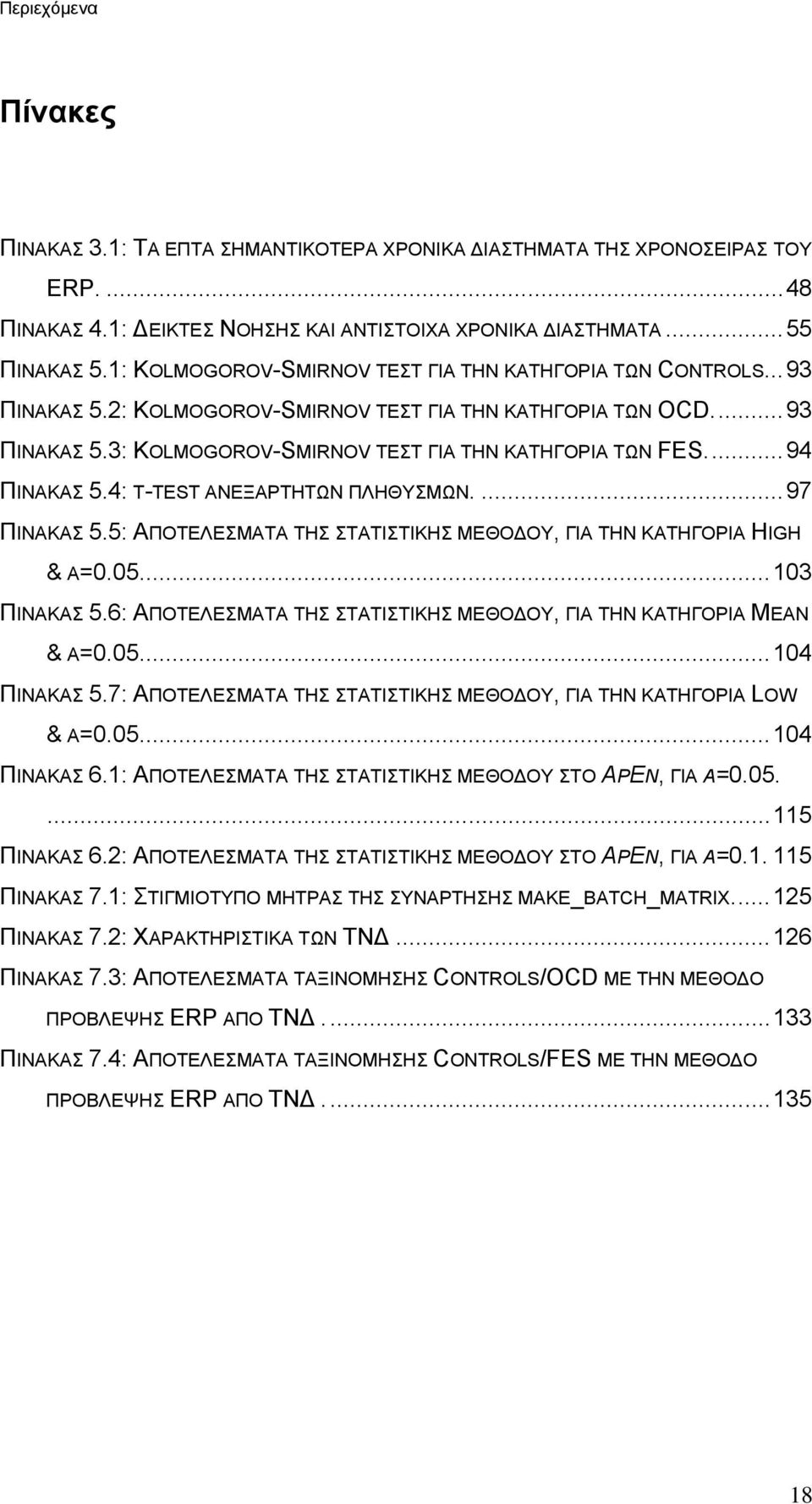 ..94 ΠΙΝΑΚΑΣ 5.4: T-TEST ΑΝΕΞΑΡΤΗΤΩΝ ΠΛΗΘΥΣΜΩΝ....97 ΠΙΝΑΚΑΣ 5.5: ΑΠΟΤΕΛΕΣΜΑΤΑ ΤΗΣ ΣΤΑΤΙΣΤΙΚΗΣ ΜΕΘΟΔΟΥ, ΓΙΑ ΤΗΝ ΚΑΤΗΓΟΡΙΑ HIGH & Α=0.05...103 ΠΙΝΑΚΑΣ 5.