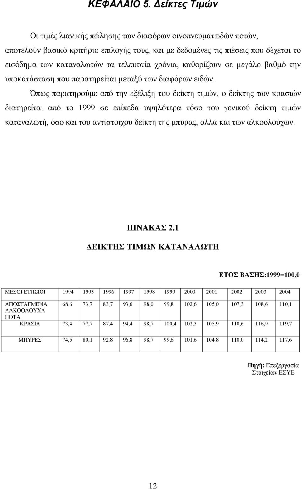 χρόνια, καθορίζουν σε µεγάλο βαθµό την υποκατάσταση που παρατηρείται µεταξύ των διαφόρων ειδών.