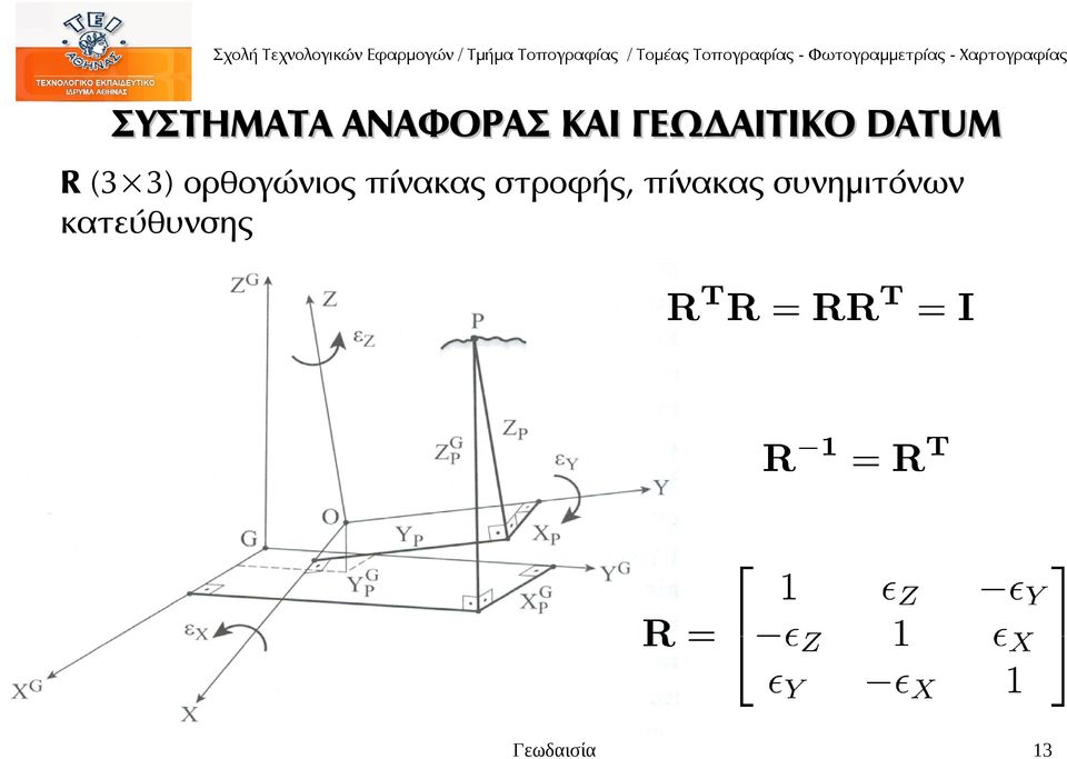 ορθογώνιος πίνακας στροφής,