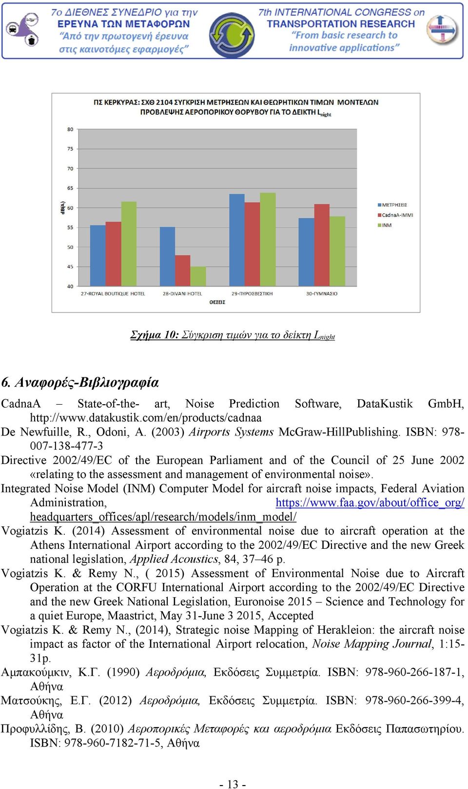 ISBN: 978-007-138-477-3 Directive 2002/49/EC of the European Parliament and of the Council of 25 June 2002 «relating to the assessment and management of environmental noise».