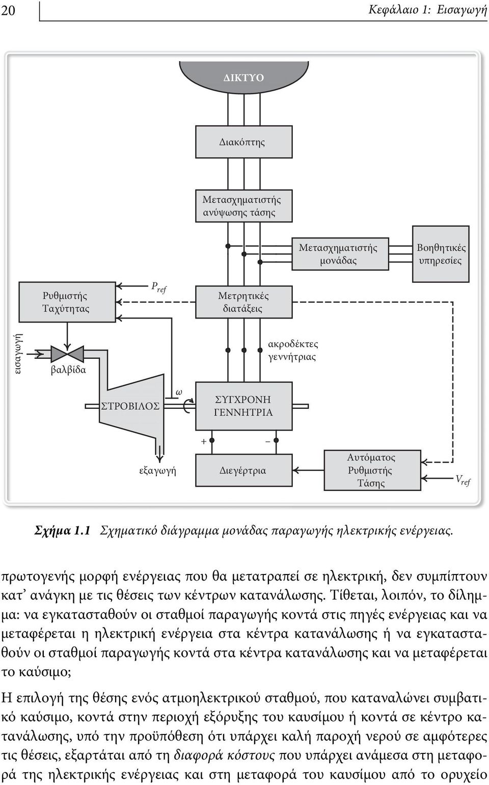 πρωτογενής μορφή ενέργειας που θα μετατραπεί σε ηλεκτρική, δεν συμπίπτουν κατ ανάγκη με τις θέσεις των κέντρων κατανάλωσης.