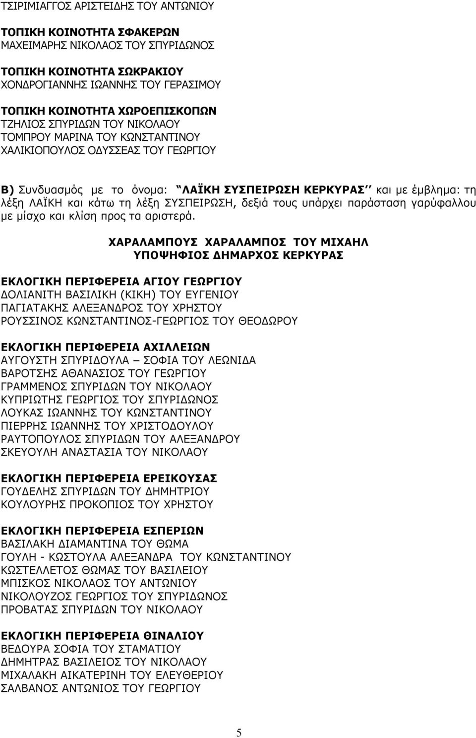 ΣΥΣΠΕΙΡΩΣΗ, δεξιά τους υπάρχει παράσταση γαρύφαλλου με μίσχο και κλίση προς τα αριστερά.