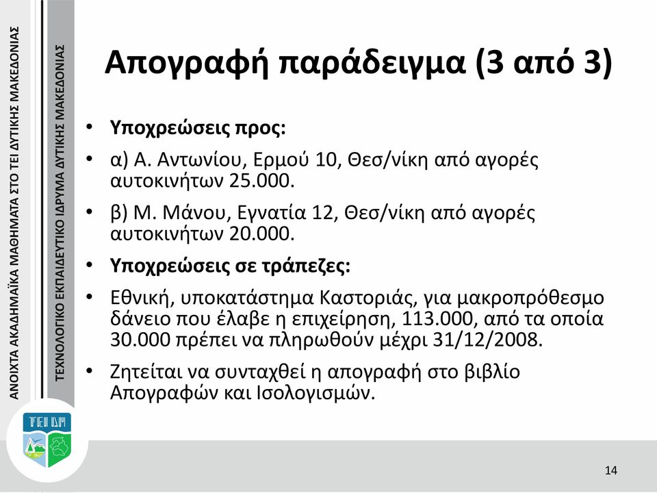 Μάνου, Εγνατία 12, Θεσ/νίκη από αγορές αυτοκινήτων 20.000.