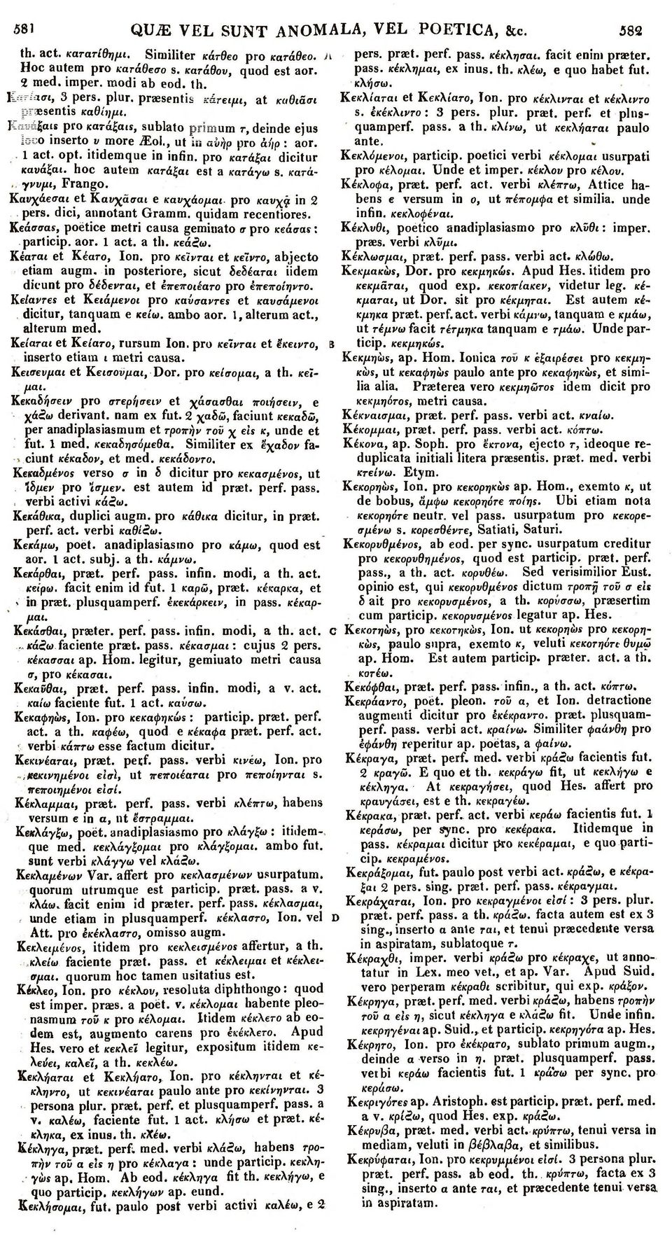 pro κατάζαι dicitur καυάξαι. hoc autern κατάξαι est a κατάγω s. κατάγνυμι, Frango. Καυχάεσαι et Και/χασαι e καυχάομαι pro καυχφ in 2 pers. dici, annotant Gramm. quidam recentiores.