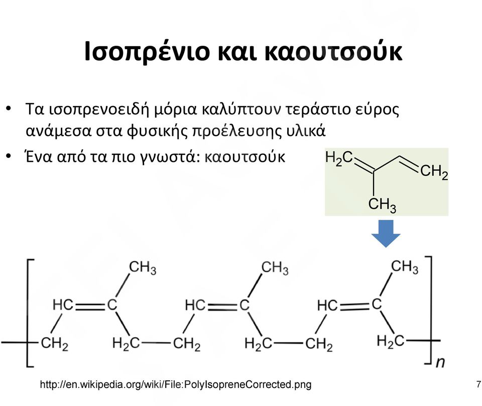 προέλευσης υλικά Ένα από τα πιο γνωστά: καουτσούκ 2