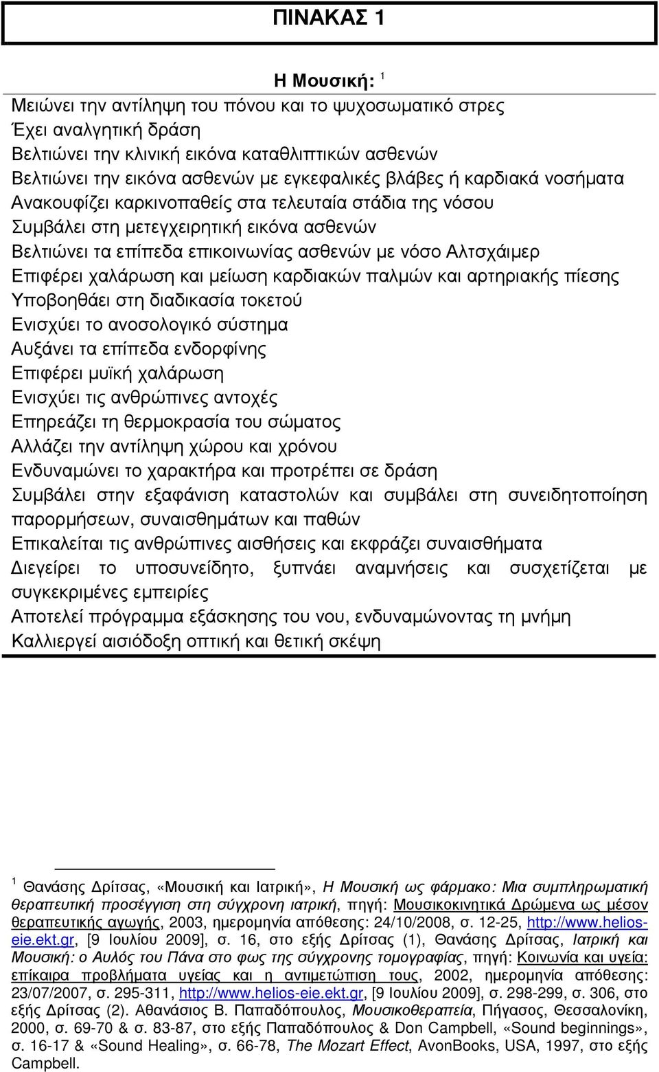 και µείωση καρδιακών παλµών και αρτηριακής πίεσης Υποβοηθάει στη διαδικασία τοκετού Ενισχύει το ανοσολογικό σύστηµα Αυξάνει τα επίπεδα ενδορφίνης Επιφέρει µυϊκή χαλάρωση Ενισχύει τις ανθρώπινες