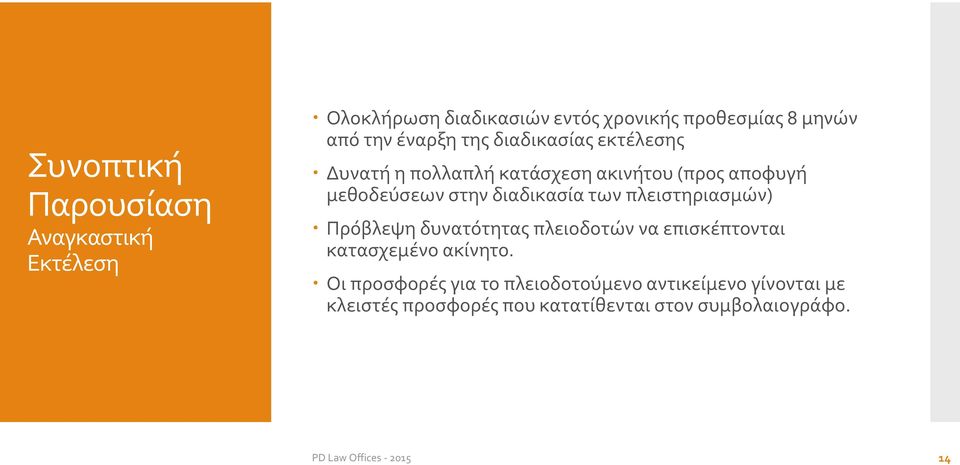 των πλειστηριασμών) Πρόβλεψη δυνατότητας πλειοδοτών να επισκέπτονται κατασχεμένο ακίνητο.