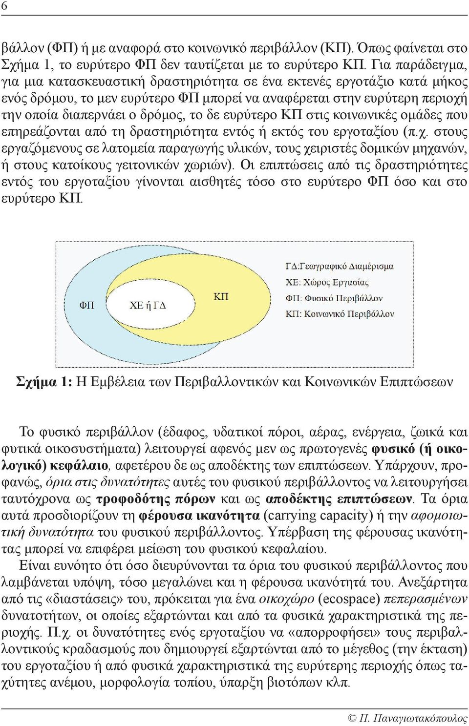 δε ευρύτερο ΚΠ στις κοινωνικές ομάδες που επηρεάζονται από τη δραστηριότητα εντός ή εκτός του εργοταξίου (π.χ.