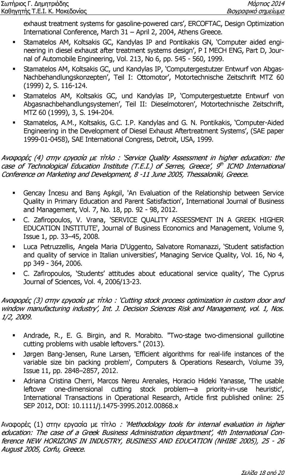 213, No 6, pp. 545-560, 1999.