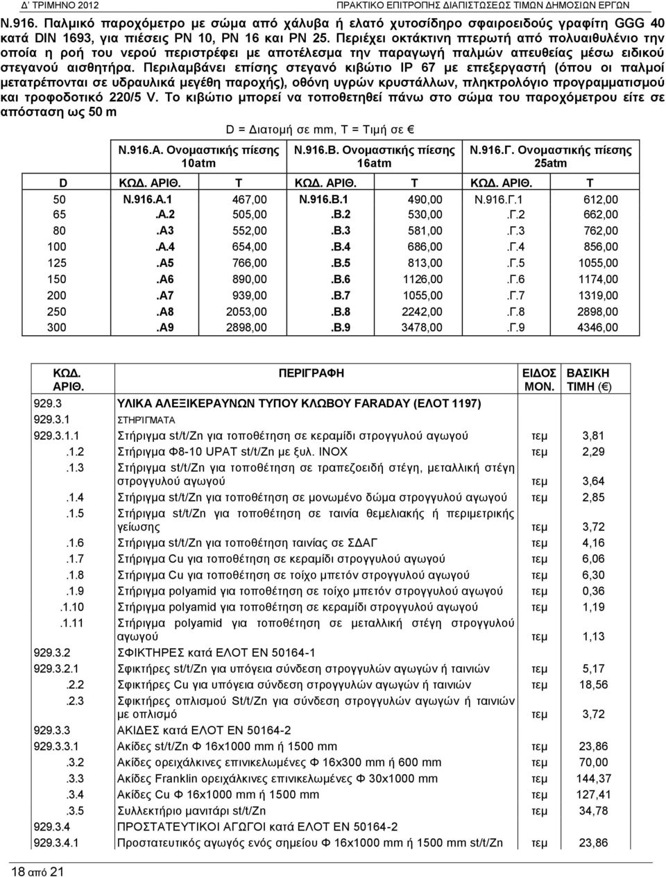 Περιέχει οκτάκτινη πτερωτή από πολυαιθυλένιο την οποία η ροή του νερού περιστρέφει με αποτέλεσμα την παραγωγή παλμών απευθείας μέσω ειδικού στεγανού αισθητήρα.