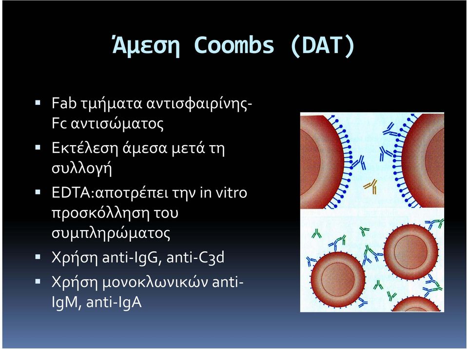 EDTA:αποτρέπει την in vitro προσκόλληση του