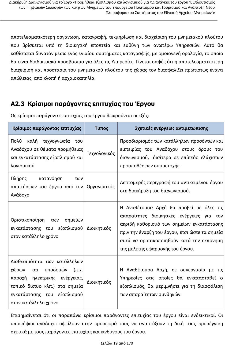 Γίνεται σαφές ότι η αποτελεσματικότερη διαχείριση και προστασία του μνημειακού πλούτου της χώρας τον διασφαλίζει πρωτίστως έναντι απώλειας, από κλοπή ή αρχαιοκαπηλία. Α2.