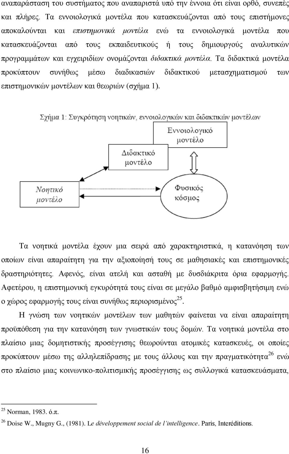 αλαιπηηθψλ πξνγξακκάησλ θαη εγρεηξηδίσλ νλνκάδνληαη διδακηικά μονηέλα.