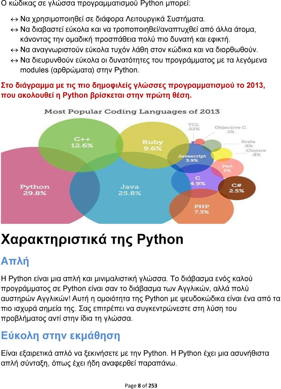 Να δηεπξπλζνχλ εχθνια νη δπλαηφηεηεο ηνπ πξνγξάκκαηνο κε ηα ιεγφκελα modules (αξζξψκαηα) ζηελ Python.