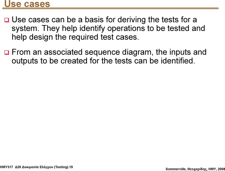 test cases.